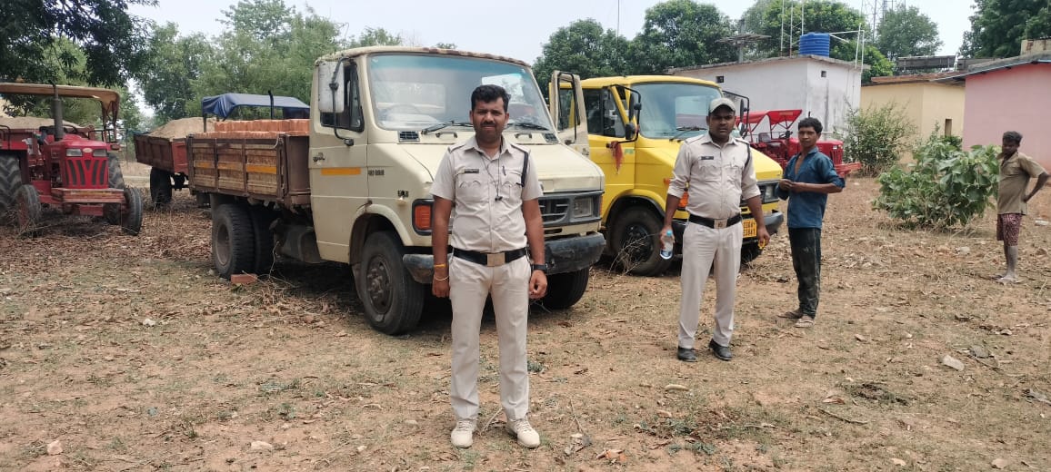 अवैध खनिज परिवहन पर प्रशासन की सख्ती, भैयाथान क्षेत्र में संयुक्त कार्रवाई कर 13 प्रकरण दर्ज…